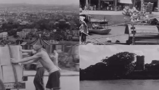 30年代初广州高清在线视频素材下载