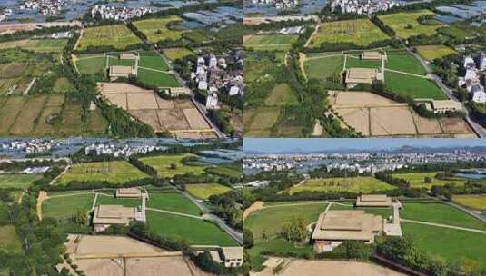 浙江金华浦江上山文化遗址公园高清在线视频素材下载