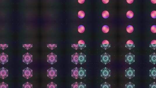 465 4K超清时尚简约霓虹光影线条图案背景高清在线视频素材下载