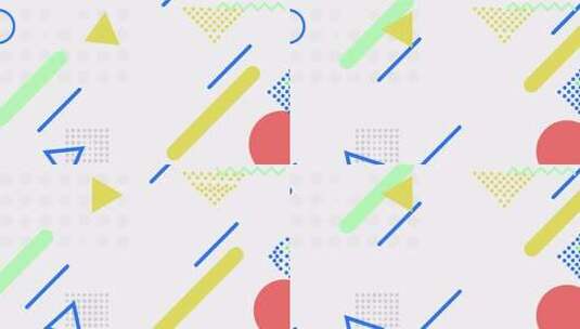 几何图形简约背景素材高清在线视频素材下载