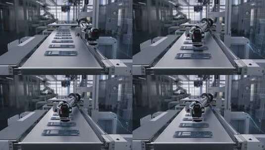 工厂自动化生产线素材高清在线视频素材下载