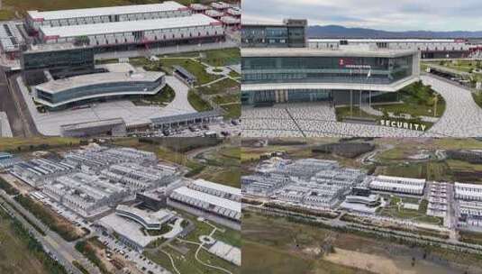 中联绿色数据基地2高清在线视频素材下载