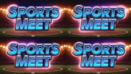 炫彩运动会主题赛事活动开幕高清在线视频素材下载