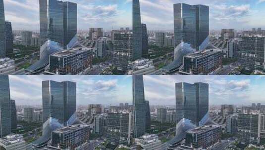 上海徐汇西岸高清在线视频素材下载