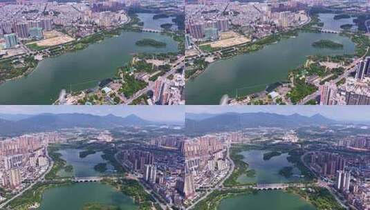 4K清远市飞来湖4高清在线视频素材下载