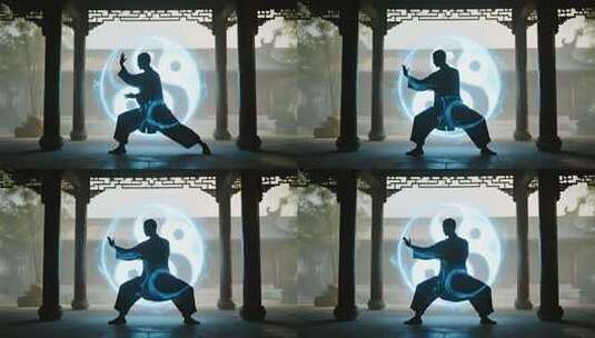 太极风传统文化视频高清在线视频素材下载