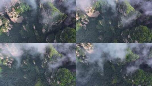 湖南张家界武陵源杨家界风景区高清在线视频素材下载