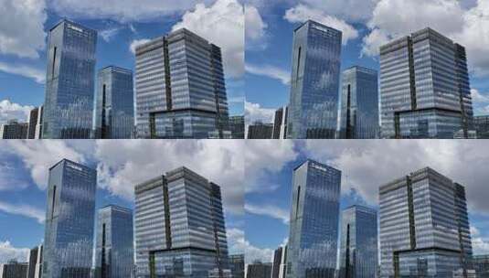 深圳湾科技生态园 深投控延时航拍高清在线视频素材下载