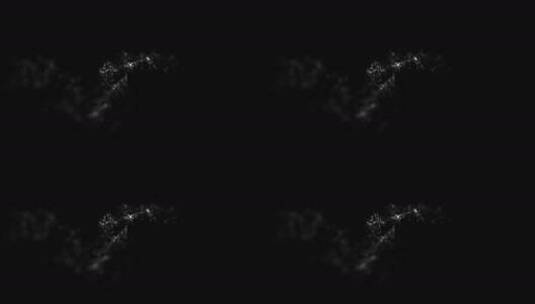 黑色背景烟雾特效素材	高清在线视频素材下载