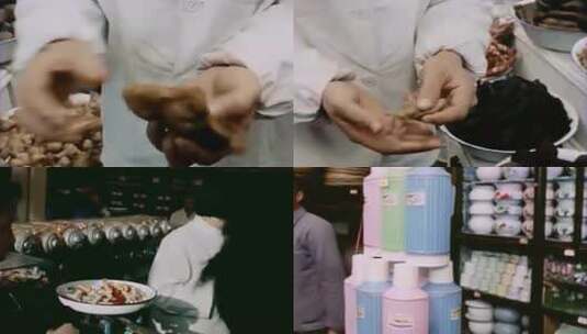 70年代80年代上海商铺 购物 百货高清在线视频素材下载