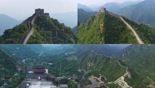 北京居庸关长城高清在线视频素材下载