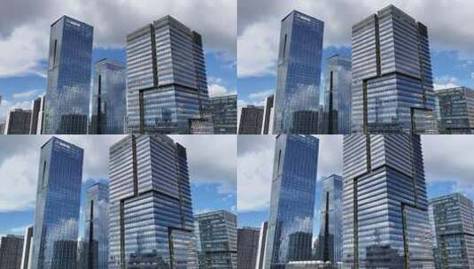 深圳湾科技生态园 深投控航拍高清在线视频素材下载