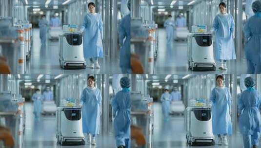 医疗智慧医疗科技医疗未来医院AI医疗健康高清在线视频素材下载