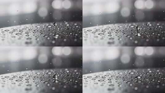 微距水滴素材高清在线视频素材下载