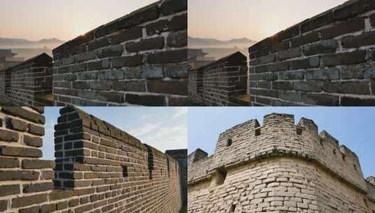 古城墙垛口高清实拍高清在线视频素材下载