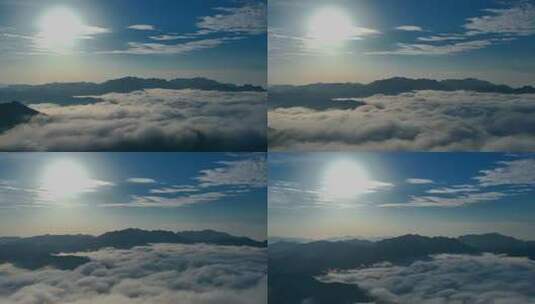 大气磅礴的云海日出 云雾缭绕 人间仙境高清在线视频素材下载