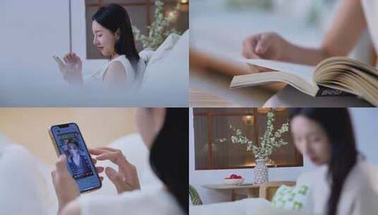 休闲惬意美好时光小清新高清在线视频素材下载