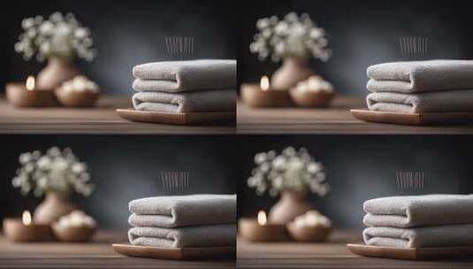 宁静氛围的针灸疗法场景展示高清在线视频素材下载