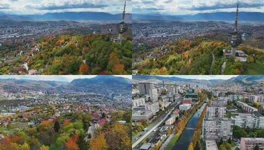 4K萨拉热窝的秋天高清在线视频素材下载