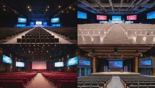大型会场会议中心大型会议高清在线视频素材下载