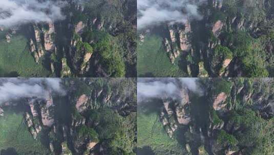 湖南张家界武陵源杨家界风景区高清在线视频素材下载