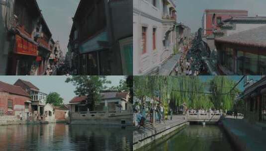 济南城市景点航拍高清在线视频素材下载