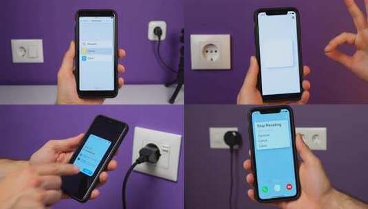 手持手机进行登录操作高清在线视频素材下载