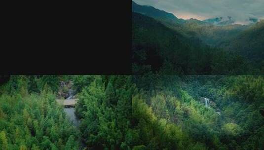 信宜元珠村森林瀑布高清在线视频素材下载