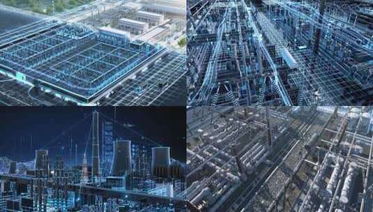 科技生活电网科技电网大数据高清在线视频素材下载