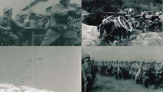 抗日战争武汉保卫战高清在线视频素材下载