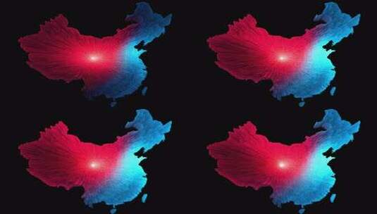 中国科技力量崛起光芒四射高清在线视频素材下载