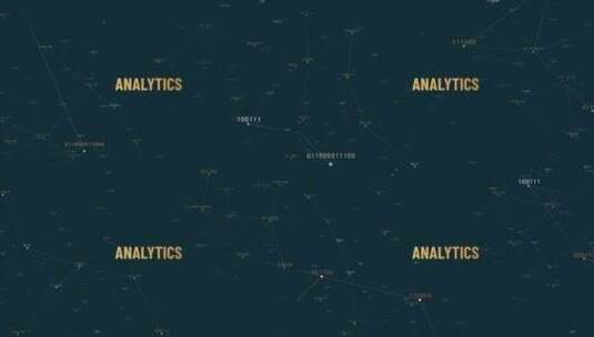 Analytics数字技术动画4K高清在线视频素材下载