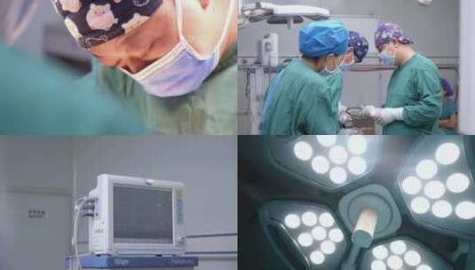 4K医生手术过程、医疗仪器高清在线视频素材下载