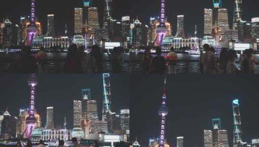 2024.5.8上海外滩夜景高清在线视频素材下载