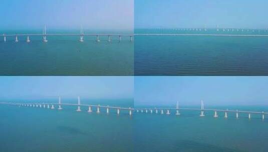 4K高清航拍港珠澳大桥高清在线视频素材下载