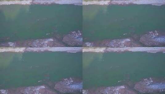 4K黄河河流地表肌理枯水期航拍视频高清在线视频素材下载