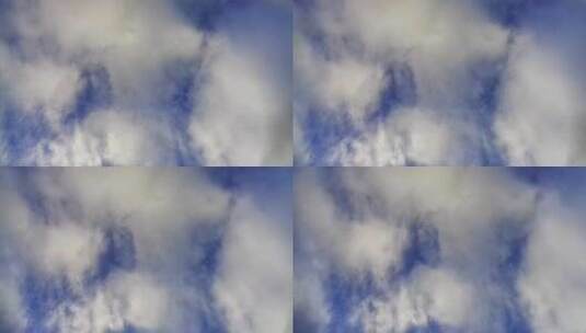 延时仰拍天空中的云高清在线视频素材下载