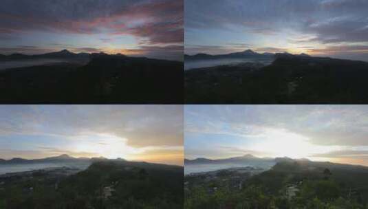 山上的日出景观高清在线视频素材下载