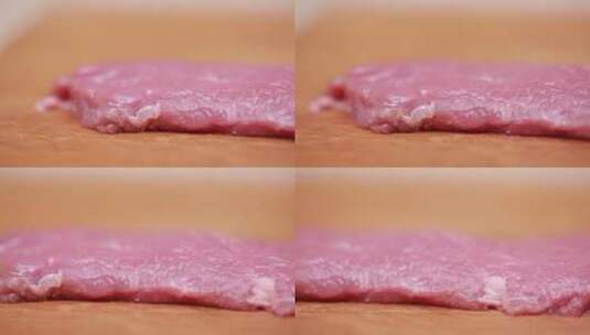 牛里脊切片嫩肉片 (9)高清在线视频素材下载