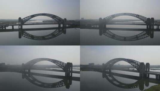 晋阳桥东部环绕高清在线视频素材下载