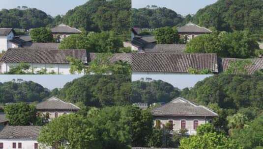 广西容县将军故居古建筑历史文物建筑高清在线视频素材下载