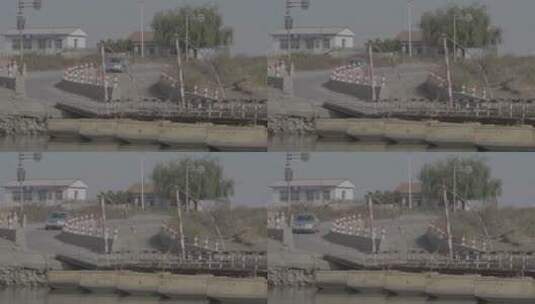 渡口浮桥LOG视频素材高清在线视频素材下载