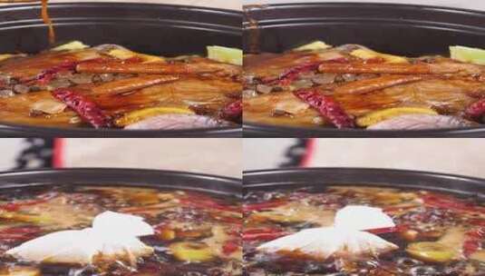 酱牛肉制作高清在线视频素材下载