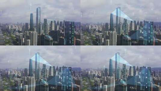 智慧科技广州城市-04高清在线视频素材下载