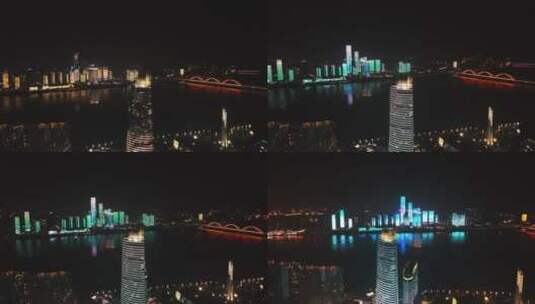 4k 航拍长沙北辰中信银行大楼高清在线视频素材下载