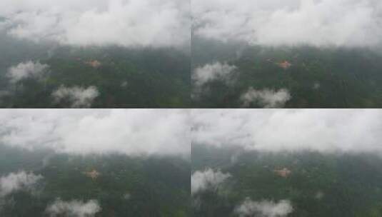 航拍大山风景 飞行基地高清在线视频素材下载