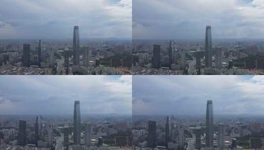 大雨来临前的东莞航拍高清在线视频素材下载