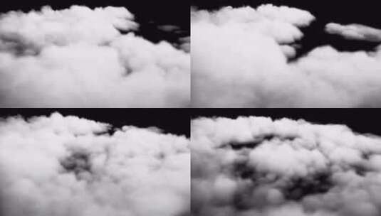 【Alpha通道】环境烟雾白色云海延时高清在线视频素材下载