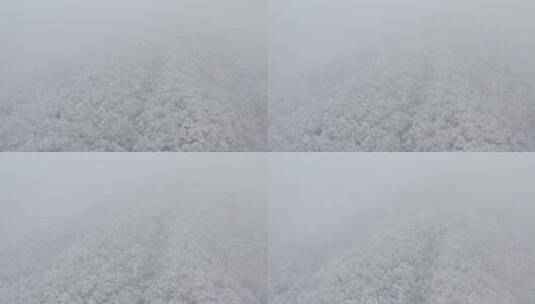 杭州灵隐雪下雪航拍高清在线视频素材下载