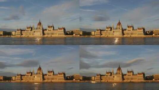 议会大厦的日落高清在线视频素材下载